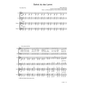 Produktbild des Artikels Noten - Download Siehst du das Lamm