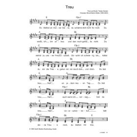 Produktbild des Artikels Treu (Noten - Download)