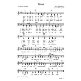 Produktbild des Artikels Beten (Noten - Download)