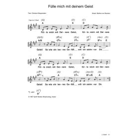 Produktbild des Artikels Fülle mich mit deinem Geist (Noten - Download)