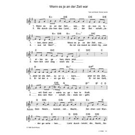 Produktbild des Artikels Noten - Download Wenn es je an der Zeit war