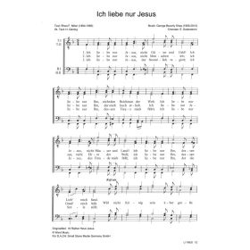 Produktbild des Artikels Ich liebe nur Jesus / I'd Rather Have Jesus Than Silver or Gold (Noten - Download)