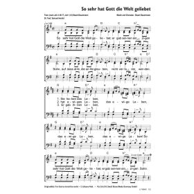 Produktbild des Artikels So sehr hat Gott die Welt geliebet / For God so loved the world (Noten - Download)