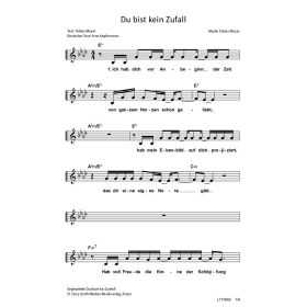 Produktbild des Artikels Du bist kein Zufall / Du bisch kei Zuefall (Noten - Download)