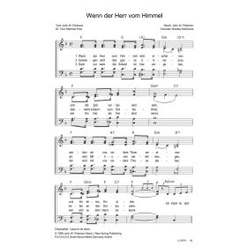 Produktbild des Artikels Wenn der Herr vom Himmel / I want to be there (Noten - Download)