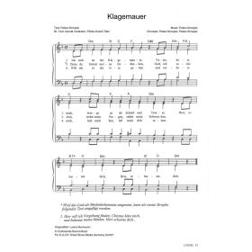 Produktbild des Artikels Klagemauer / Luona itkumuurin (Noten - Download)