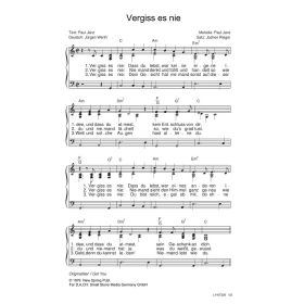Produktbild des Artikels Vergiss es nie / I Got You (Noten - Download)