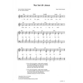 Produktbild des Artikels Nur bei dir Jesus / Minne voin mennä (Noten - Download)
