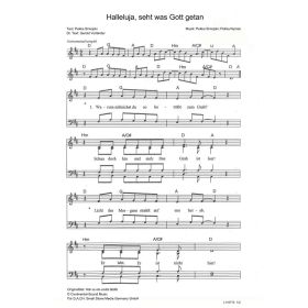 Produktbild des Artikels Noten - Download Halleluja, seht was Gott getan / Hän ei ole enää täällä