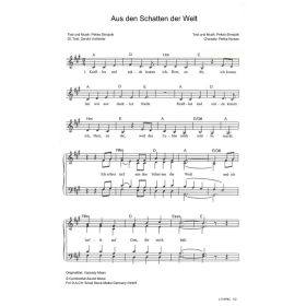Produktbild des Artikels Aus den Schatten der Welt / Varjoisty Maan (Noten - Download)