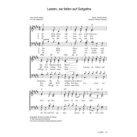 Produktbild des Artikels Lasten, sie fallen auf Golgatha / Burdens are lifted at Calvary (Noten - Download)
