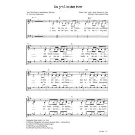 Produktbild des Artikels Noten - Download So groß ist der Herr / How Great Is Our God