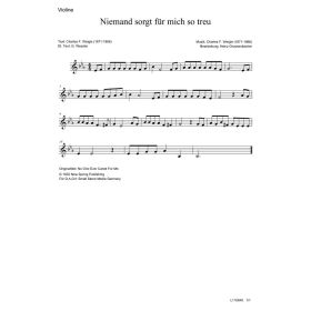 Produktbild des Artikels Niemand sorgt für mich so treu / No One Ever Cared For Me (Violine) (Noten - Download)