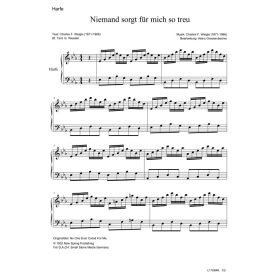 Produktbild des Artikels Niemand sorgt für mich so treu / No One Ever Cared For Me (Harfe) (Noten - Download)
