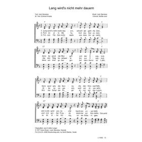 Produktbild des Artikels Lang wird's nicht mehr dauern / Just A Littler Longer (Noten - Download)