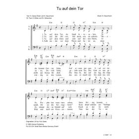 Produktbild des Artikels Tu auf dein Tor / Lift Up Your Gates (Noten - Download)