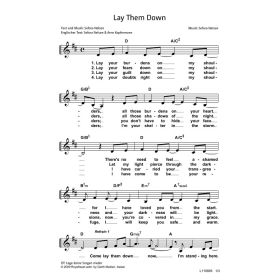 Produktbild des Artikels Lay Them Down / Lege deine Sorgen nieder (Noten - Download)
