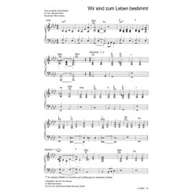 Produktbild des Artikels Wir sind zum Leben bestimmt / We Are The Reason (Noten - Download)