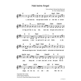 Produktbild des Artikels Hab keine Angst / Be Ye Glad (Noten - Download)
