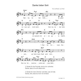 Produktbild des Artikels Danke lieber Gott (Noten - Download)