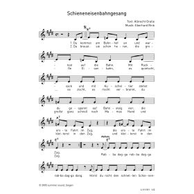 Produktbild des Artikels Schieneneisenbahngesang (Noten - Download)