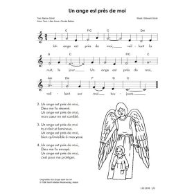 Produktbild des Artikels Un ange est près de moi / Ein Engel steht bei mir (Noten - Download)