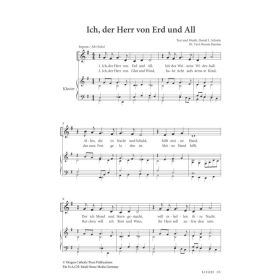 Produktbild des Artikels Ich, der Herr von Erd und All / Here I am, Lord (Noten - Download)