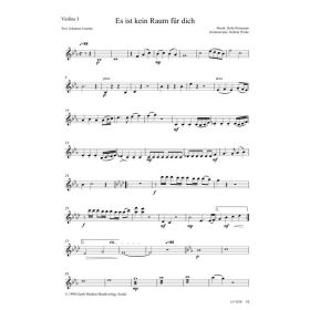 Produktbild des Artikels Es ist kein Raum für dich (Violine I) (Noten - Download)