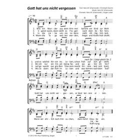 Produktbild des Artikels Noten - Download Gott hat uns nicht vergessen