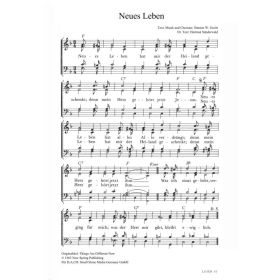 Produktbild des Artikels Neues Leben / Things Are Different Now (Noten - Download)