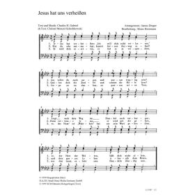 Produktbild des Artikels Jesus hat uns verheißen / I Will Not Forget Thee (Noten - Download)