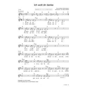 Produktbild des Artikels Ich wott dir danke / Ich will dir danken (Noten - Download)