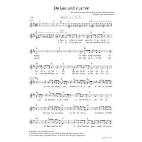 Produktbild des Artikels De Leu und s'Lamm / The Lion And The Lamb (Noten - Download)