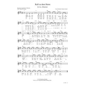 Produktbild des Artikels Ruft zu dem Herrn / Shout to the Lord (Noten - Download)