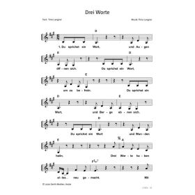 Produktbild des Artikels Drei Worte (Noten - Download)