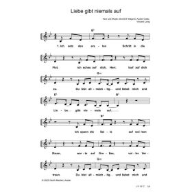 Produktbild des Artikels Liebe gibt niemals auf (Noten - Download)