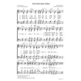 Produktbild des Artikels Gott hört dein Gebet / He Will Listen To You (Noten - Download)