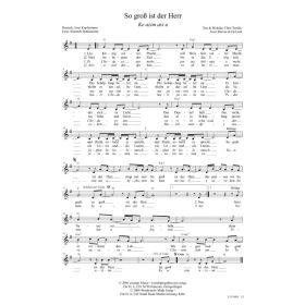 Produktbild des Artikels So groß ist der Herr / How Great Is Our God (Noten - Download)
