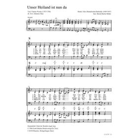 Produktbild des Artikels Unser Heiland ist nun da / Hark the Heralds Angel sing (Noten - Download)