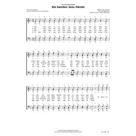 Produktbild des Artikels Noten - Download Sie banden Jesu Hände / Ten Thousand Angels