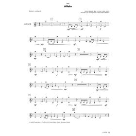 Produktbild des Artikels Allein / Alone (Violine 3) (Noten - Download)