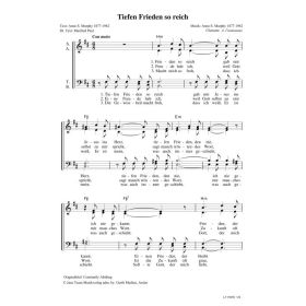 Produktbild des Artikels Tiefen Frieden so reich / Constantly Abiding (Noten - Download)