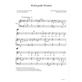 Produktbild des Artikels Welch große Weisheit / The Perfect Wisdom Of Our God (Noten - Download)