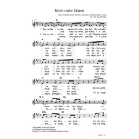 Produktbild des Artikels Nicht mehr Sklave / No Longer Slaves (Noten - Download)
