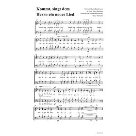 Produktbild des Artikels Noten - Download Kommt, singt dem Herrn ein neues Lied / Come Sing A Song Unto The Lord