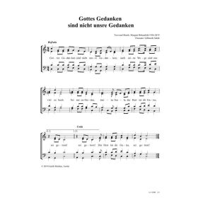 Produktbild des Artikels Gottes Gedanken sind nicht unsre Gedanken (Noten - Download)