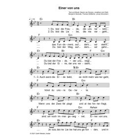 Produktbild des Artikels Noten - Download Einer von uns
