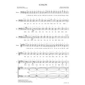 Produktbild des Artikels Schalom / Shalom Det Är Fred (Noten - Download)