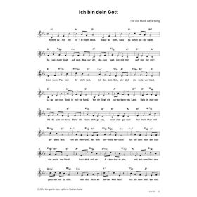 Produktbild des Artikels Ich bin dein Gott (Noten - Download)