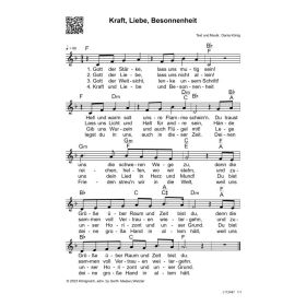 Produktbild des Artikels Noten - Download Kraft, Liebe, Besonnenheit